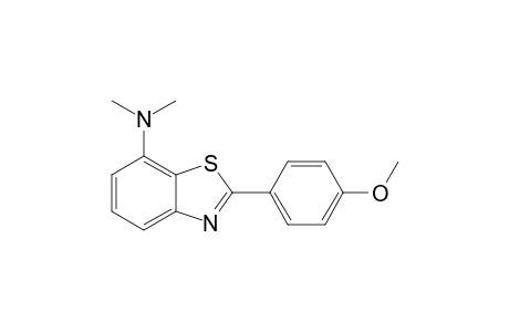 2-(p-Methoxyphenyl)-7-(N',N'-dimethylamino)benzothiazole