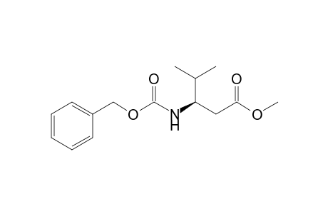 Methyl (R)-(-)-3-benzyloxycarbonylamino-4-methylpentanoate