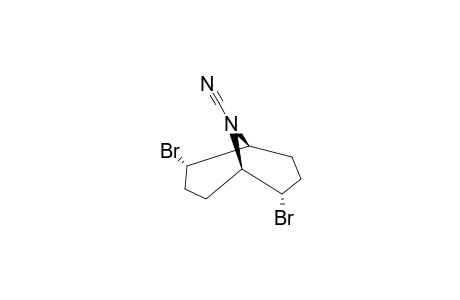endo,endo-2,6-Dibromo-9-azabicyclo[3.3.1]nonane-9-carbonitrile