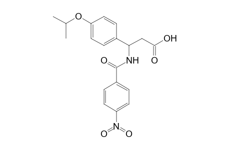 3-(4-isopropoxyphenyl)-3-[(4-nitrobenzoyl)amino]propanoic acid