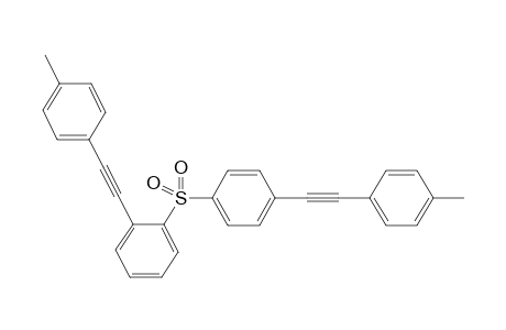 2-(p-Tolylethynyl)-1-[4-(p-tolylethynyl)benzenesulfonyl]benzene