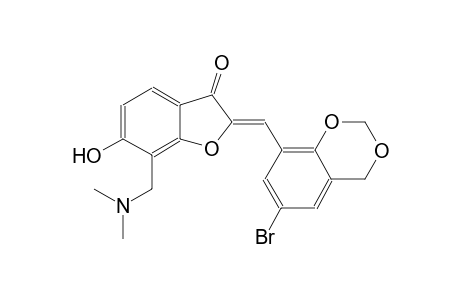 3(2H)-benzofuranone, 2-[(6-bromo-4H-1,3-benzodioxin-8-yl)methylene]-7-[(dimethylamino)methyl]-6-hydroxy-, (2Z)-