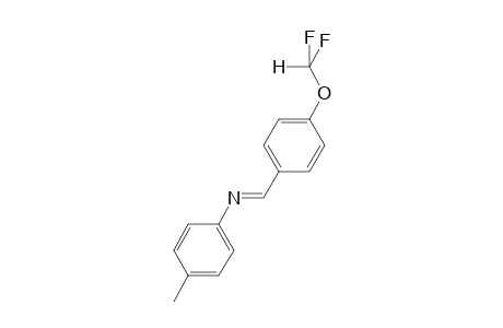 (4-Difluoromethoxybenzylidene)(p-tolyl)amine