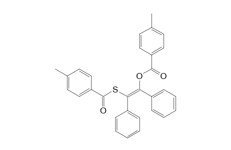 (Z)-.alpha.-(4-Methylbenzoyloxy)-.beta.-(4-methylbenzoylthio)stilbene