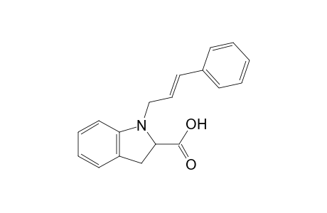 1-Cinnamylindoline-2-carboxylic acid
