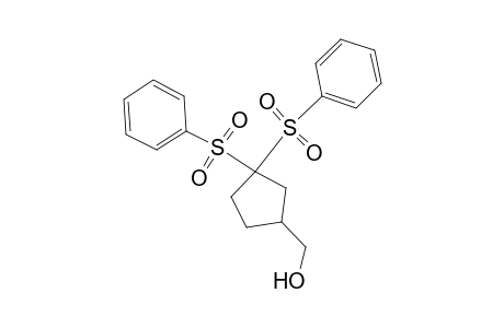 3,3-Bis(phenylsulfonyl)cyclopentanemethol