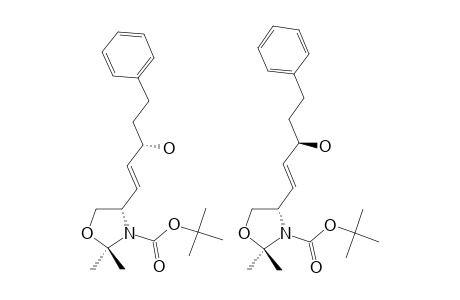 (4S,3'RS)-(3'-Hydroxy-5'-phenylpent-1'(E)-enyl)-2,2-dimethyloxazolidine-3-carboxylic acid tert-butyl ester