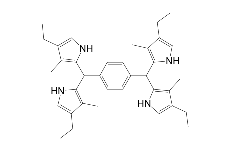 2-[[4-[bis(4-ethyl-3-methyl-1H-pyrrol-2-yl)methyl]phenyl]-(4-ethyl-3-methyl-1H-pyrrol-2-yl)methyl]-4-ethyl-3-methyl-1H-pyrrole