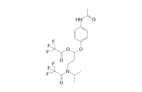 3-[N-isopropyl-N-trifluoroacetylamino]-1'-(trifluoroacetoxy)propoxy-4-(N'-acetylamino)benzene