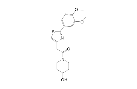 4-piperidinol, 1-[[2-(3,4-dimethoxyphenyl)-4-thiazolyl]acetyl]-