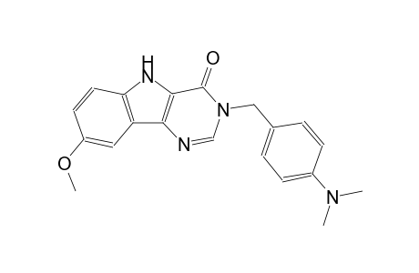 3-[4-(dimethylamino)benzyl]-8-methoxy-3,5-dihydro-4H-pyrimido[5,4-b]indol-4-one