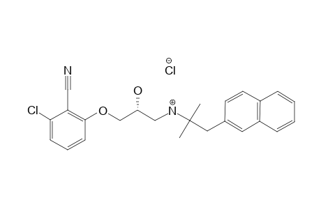 (R)-2-CHLORO-6-[2-HYDROXY-3-[[2-METHYL-1-(NAPHTHALEN-2-YL)-PROPAN-2-YL]-AMINO]-PROPOXY]-BENZONITRILE-HYDROCHLORIDE