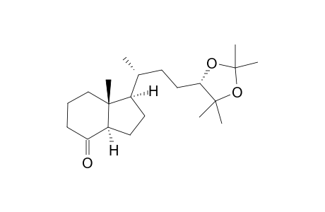 (24S)-De-A,B-24,25-dihydroxycholesta-8-one cyclic 24,25-(1-methylethylidene acetal)