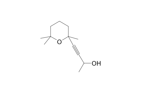 4-(2,6,6-trimethyl-2-oxanyl)-3-butyn-2-ol