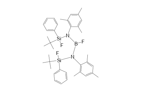 Boranediamine, N,N'-bis[(1,1-dimethylethyl)fluorophenylsilyl]-1-fluoro-N,N'-bis(2,4, 6-trimethylphenyl)-