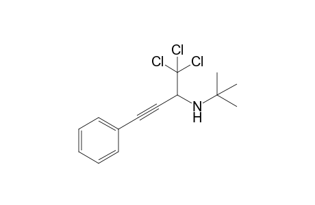 N-(4,4,4-Trichloro-1-phenylbut-1-yn-3-yl)-N-tert-butylamine