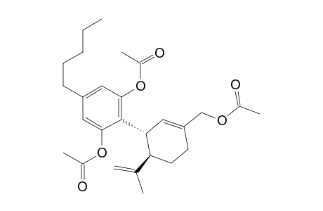 1,3-Benzenediol, 2-[3-[(acetyloxy)methyl]-6-(1-methylethenyl)-2-cyclohexen-1-yl]-5-pentyl-, diacetate, (1R-trans)-