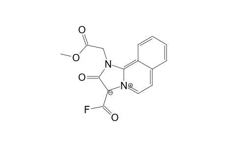 1-(2-Methoxy-2-oxoethyl)-3-(fluorocarbonyl)-2-oxo-2,3-dihydro-1H-imidazo[2,1-a]isoquinolin-4-ium-3-ide