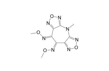 4-Methyl-4H-bis[1,2,5]oxadiazolo[3,4-b:3',4'-f]azepine-8,9-dione Bis(O-methyldioxime)