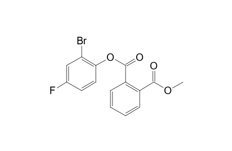 Phthalic acid, 2-bromo-4-fluorophenyl methyl ester