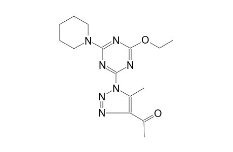 1-[1-(4-Ethoxy-6-piperidin-1-yl-[1,3,5]triazin-2-yl)-5-methyl-1H-[1,2,3]triazol-4-yl]-ethanone