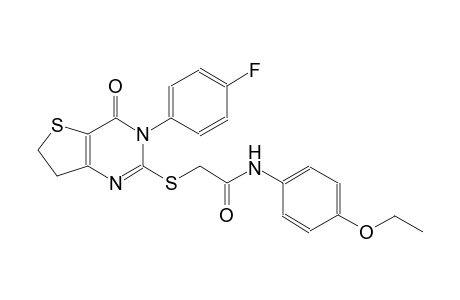 acetamide, N-(4-ethoxyphenyl)-2-[[3-(4-fluorophenyl)-3,4,6,7-tetrahydro-4-oxothieno[3,2-d]pyrimidin-2-yl]thio]-