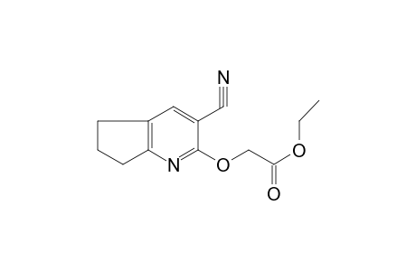 Acetic acid, 2-[(3-cyano-6,7-dihydro-5H-cyclopenta[b]pyridin-2-yl)oxy]-, ethyl ester