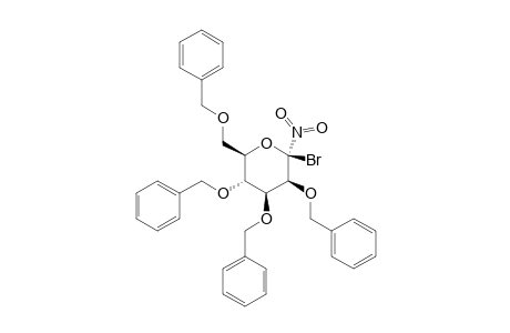 .alpha.-D-Mannopyranosyl bromide, 1-C-nitro-2,3,4,6-tetrakis-O-(phenylmethyl)-