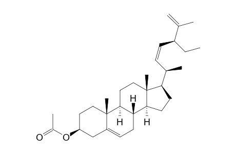 Stigmasta-5,22,25-trien-3-ol, acetate, (3.beta.,22Z,24S)-