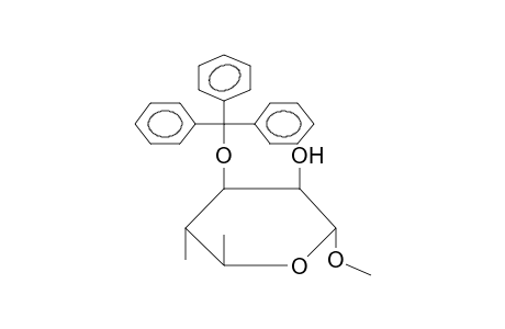 METHYL 4,6-DIDEOXY-3-O-TRITYL-4-C-METHYL-ALPHA-L-MANNOHEXOPYRANOSIDE