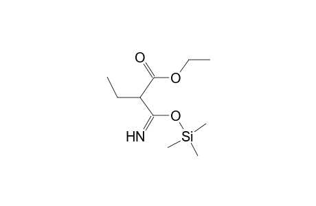 Ethyl 2-(imino[(trimethylsilyl)oxy]methyl)butanoate