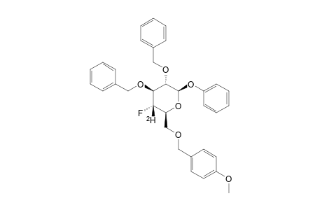 PHENYL-2,3-DI-O-BENZYL-4-DEOXY-4-FLUORO-6-O-PARA-METHOXYBENZYL-4-[(2)H]-BETA-D-GALACTOPYRANOSIDE