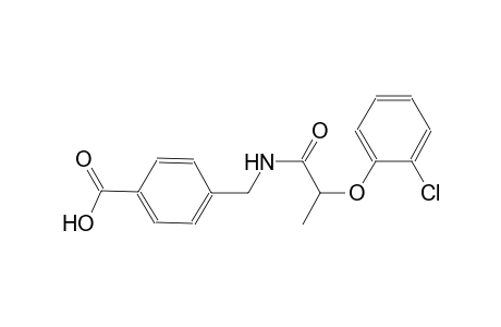 4-({[2-(2-chlorophenoxy)propanoyl]amino}methyl)benzoic acid