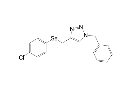 1-Benzyl-4-{[(4-chlorophenyl)selanyl]methyl}-1H-1,2,3-tri-azole