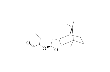 [2R-(2-ALPHA(R*),3A-ALPHA,4-ALPHA,7-ALPHA,7A-ALPHA)]-2-[(OCTAHYDRO-7,8,8-TRIMETHYL-4,7-METHANOBENZOFURANE-2-YL)-OXY]-BUTANALE