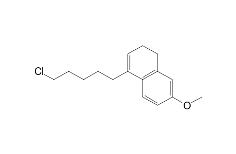 4-(5-Chloranylpentyl)-7-methoxy-1,2-dihydronaphthalene
