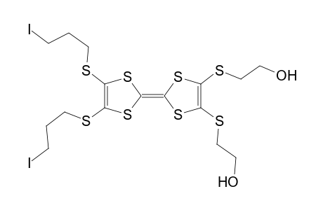 2,3-Bis(3-iodopropylthio)-6,7-bis(2-hydroxyethylthio)tetrathiafulvalene