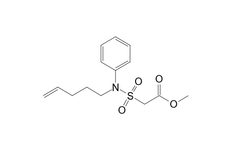 Methyl 2-[N-(Pent-4-enyl)-N-phenylsulfamoyl]acetate