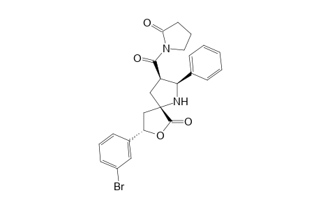 (2S,3R,5S,8S)-8-(3-Bromophenyl)-3-(2-oxopyrrolidine-1-carbonyl)-2-phenyl-7-oxa-1-azaspiro[4.4]nonan-6-one