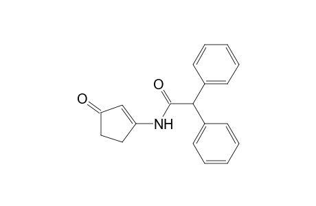 3-(diphenylacetylamino)cyclopent-2-enone