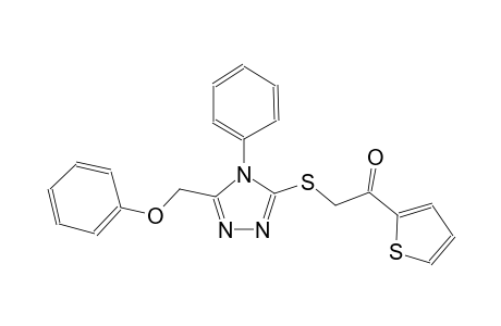 ethanone, 2-[[5-(phenoxymethyl)-4-phenyl-4H-1,2,4-triazol-3-yl]thio]-1-(2-thienyl)-