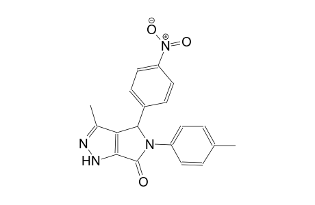 3-methyl-5-(4-methylphenyl)-4-(4-nitrophenyl)-4,5-dihydropyrrolo[3,4-c]pyrazol-6(1H)-one