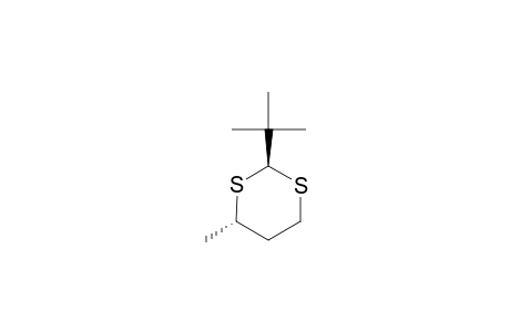 trans-2-tert-Butyl-4-methyl-1,3-dithiane