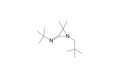 (E)-N-[3,3-Dimethyl-1-(2',2'-dimethylpropyl)-2-aziriden-2-ylidene]-N-t-butylamine