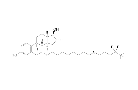 16.alpha.Fluoro-7.alpha.-{9-[(4,4,5,5,5-Pentafluoropentyl)thio]nonyl}estra-1,3,5(10)-triene-3,17.beta.-diol
