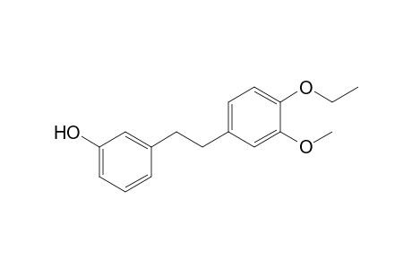 3-[2-(4-Ethoxy-3-methoxyphenyl)ethyl]phenol