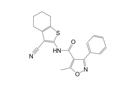 N-(3-cyano-4,5,6,7-tetrahydro-1-benzothien-2-yl)-5-methyl-3-phenyl-4-isoxazolecarboxamide