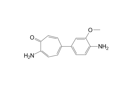 2-Amino-5-(4-amino-3-methoxyphenyl)tropone