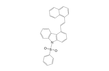 4-[(E)-2-naphthalen-1-ylethenyl]-9-(phenylsulfonyl)carbazole