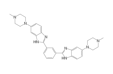2,2'-meta-Phenylene-bis[6-(4'-methyl-1'-piperazinyl)]benzimidazole